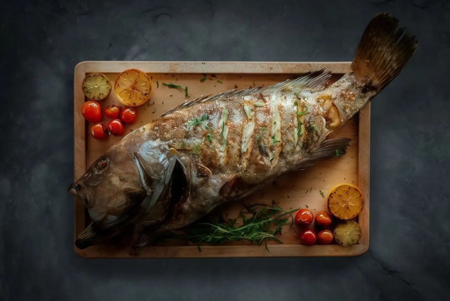 Grilled Grouper Fish Ch