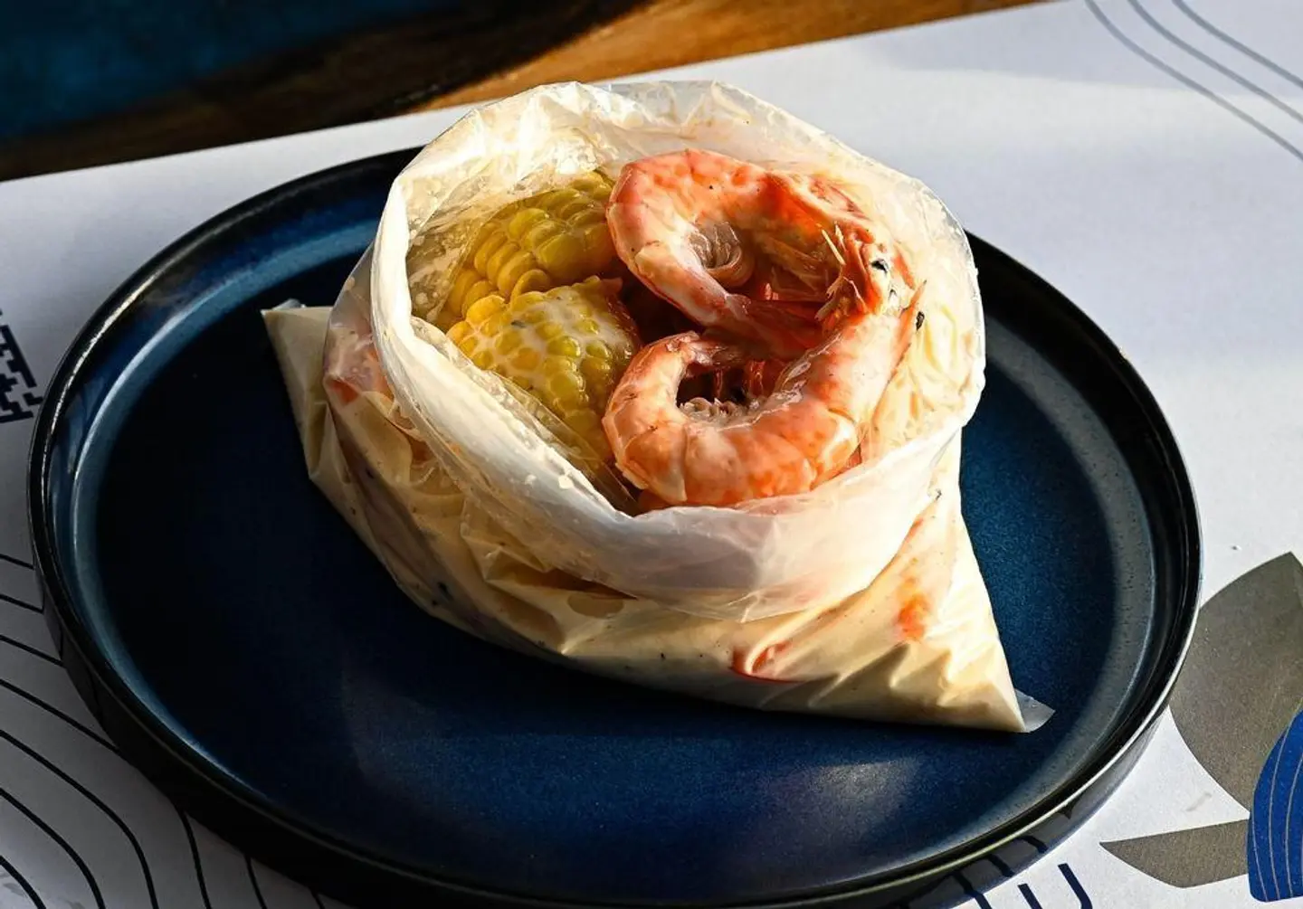 Seven White Shrimp Bag