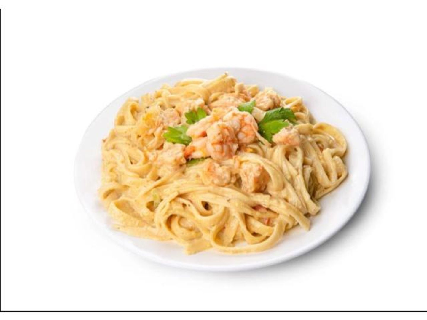 Fettuccine Alfredo With Shrimp
