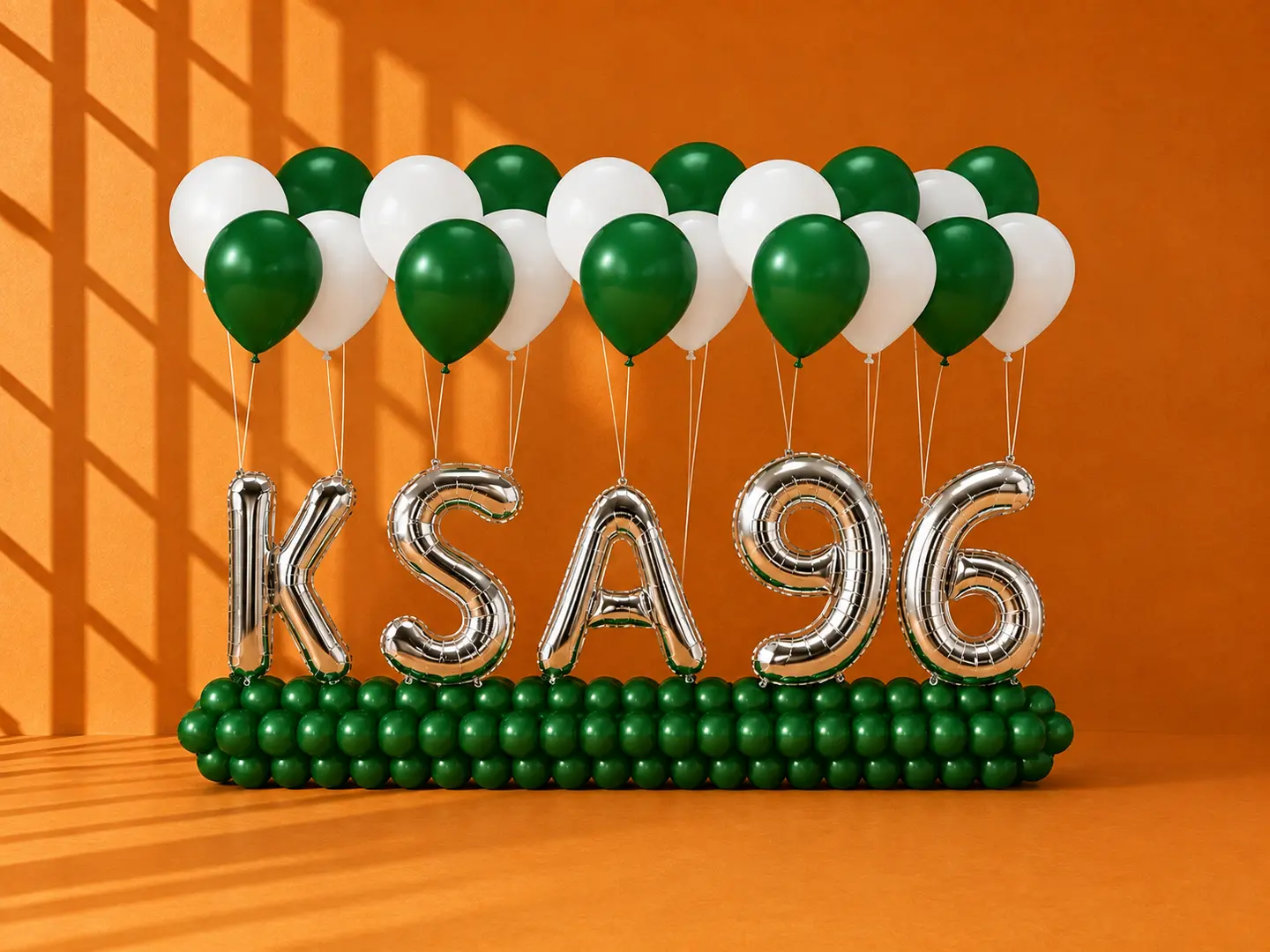 Flying Ksa 96 Letters & Numbers Design
