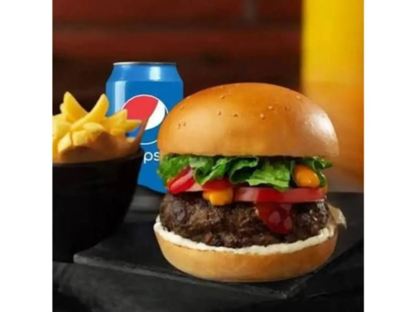 Lamb Burger Meal