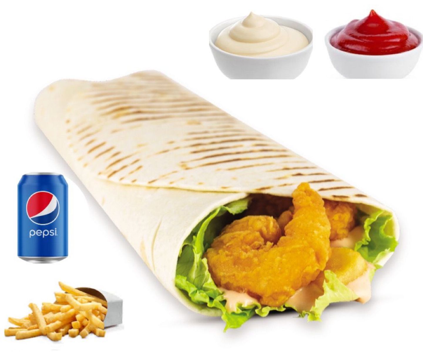 وجبة تورتيلا روبيان