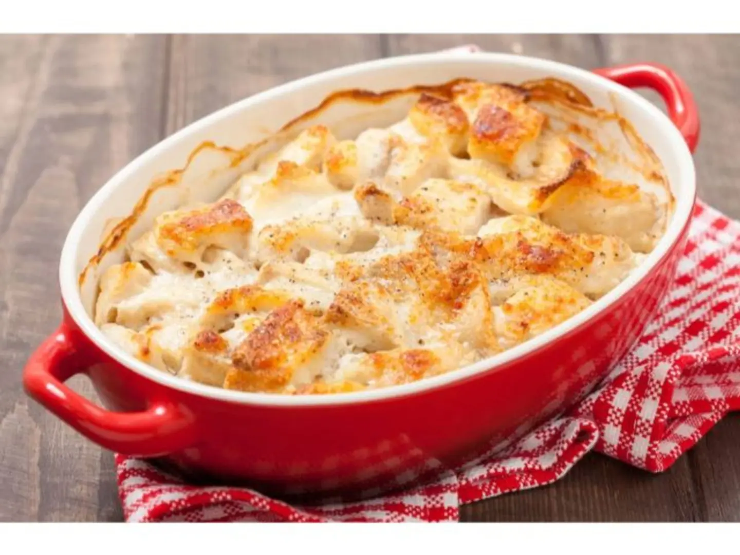 طاجن مكرونه جمبري وايت صوص