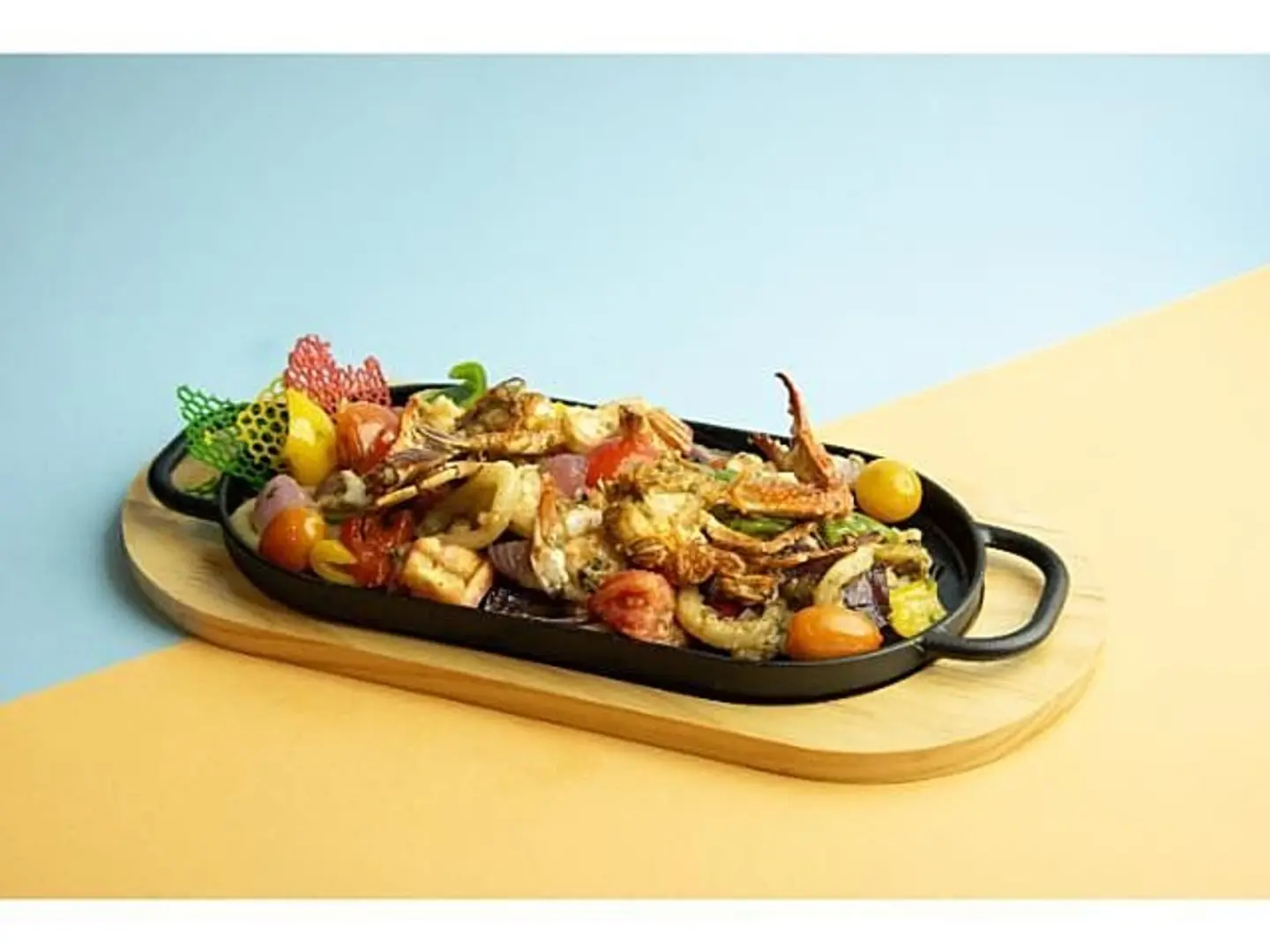 Mixed Seafood Fajita Sizzling