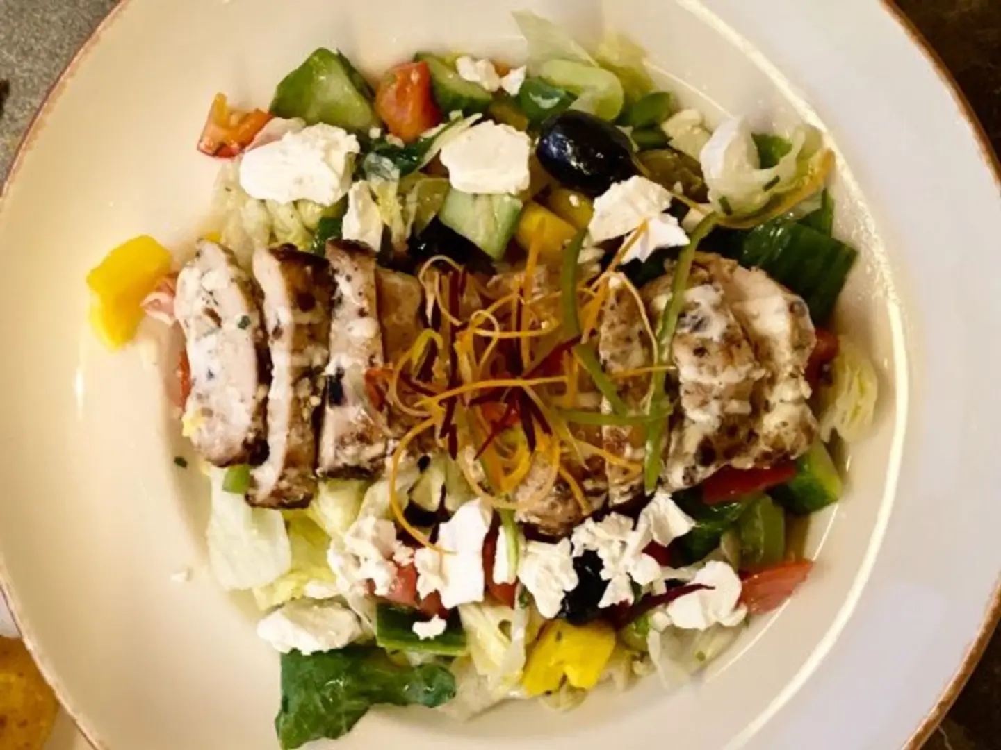 Grilled Chicken Salad Bread Rolls