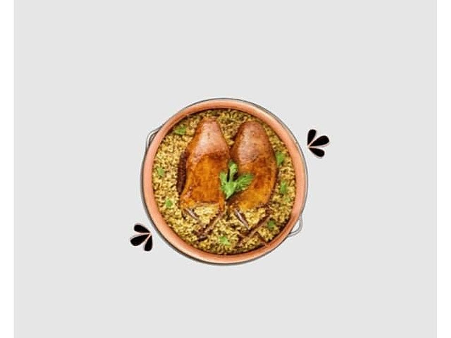 وجبة حمام ارز