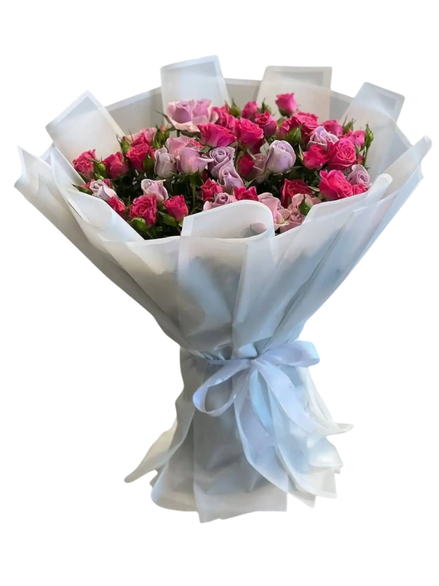 White Wrapping Bouquet