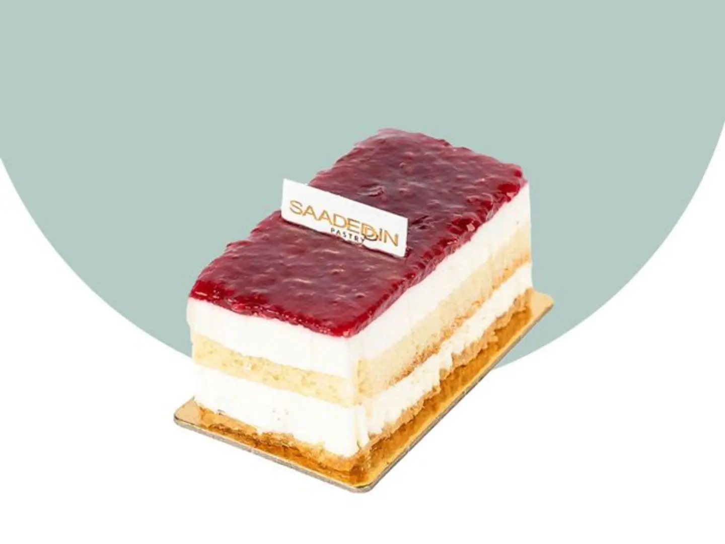 Raspberry Cheese Cake Piece