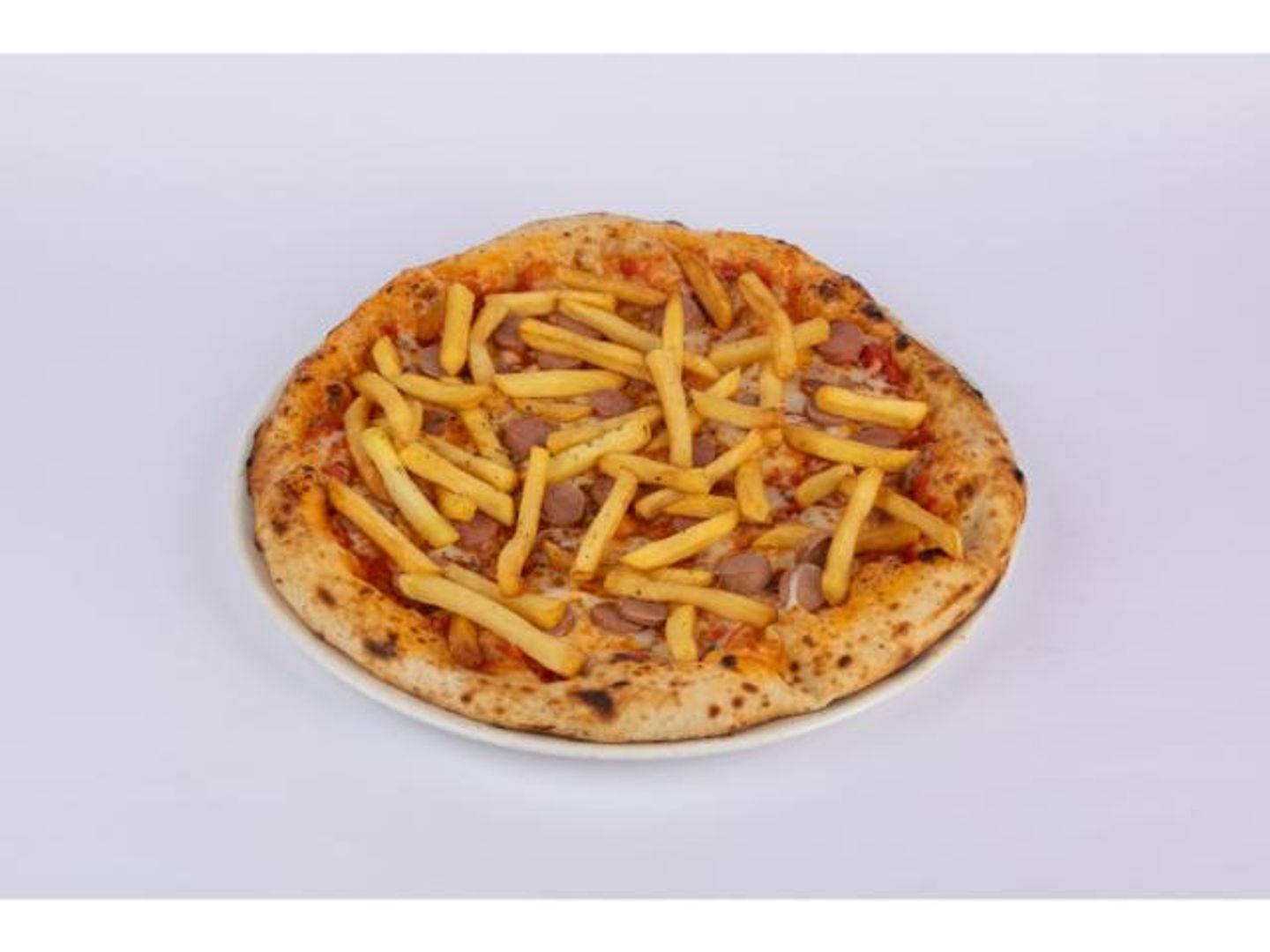 Potato And Sausage Pizza