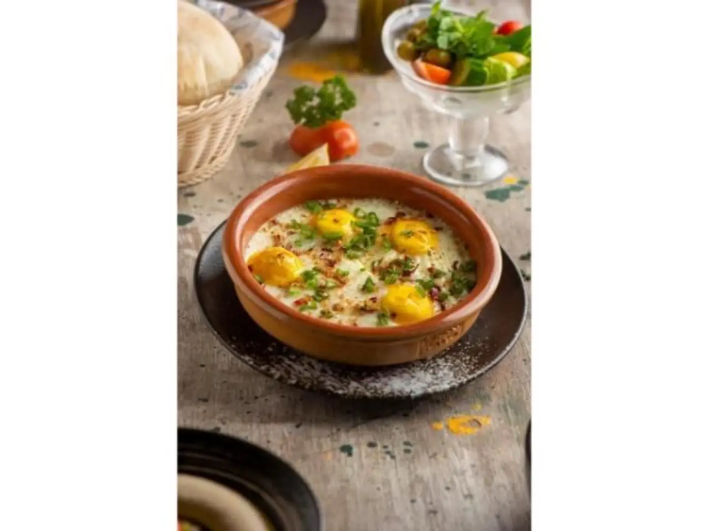 Fried Eggs With Vegetables