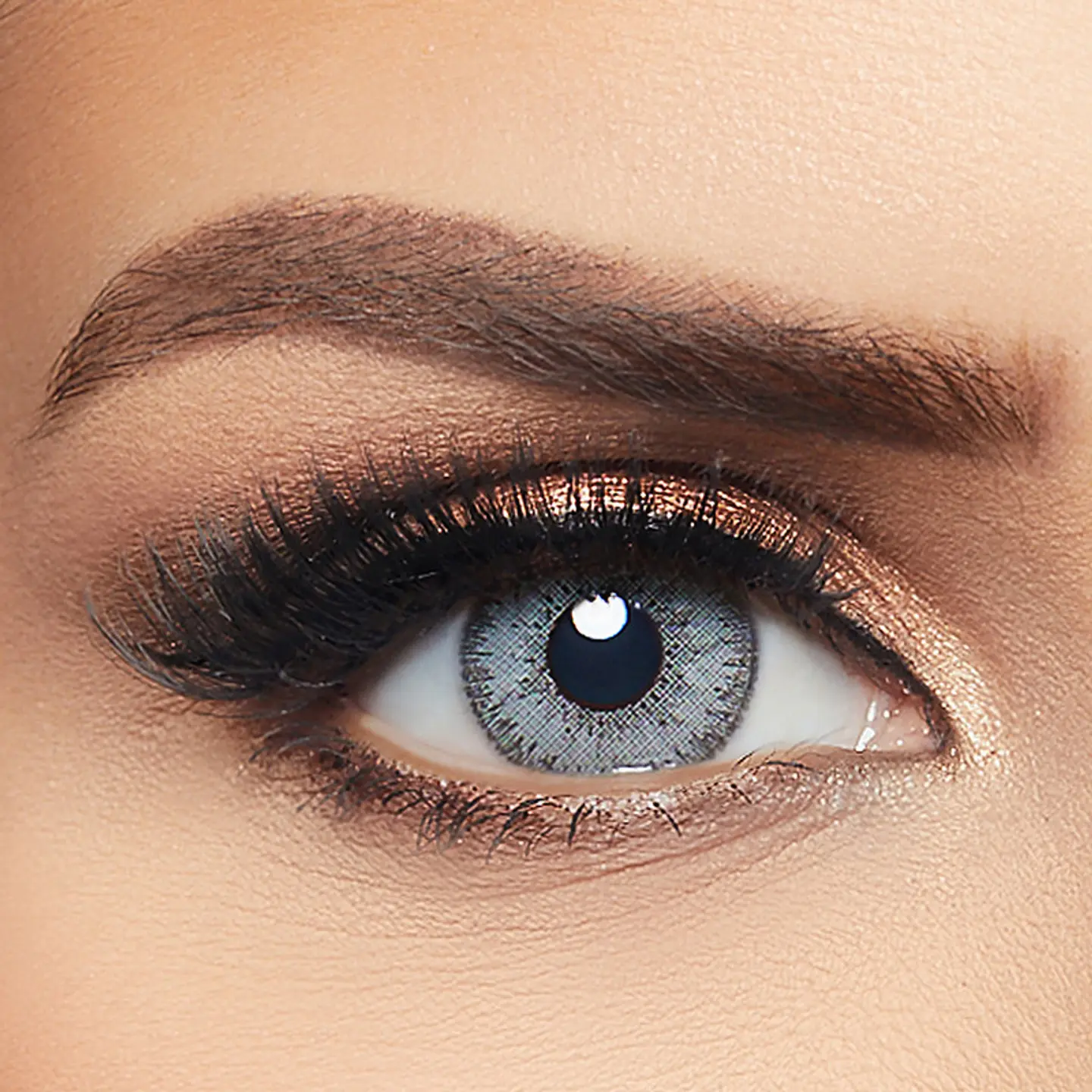 Cloudy Gray Colored Contact Lenses By Layala  Pack Of 2