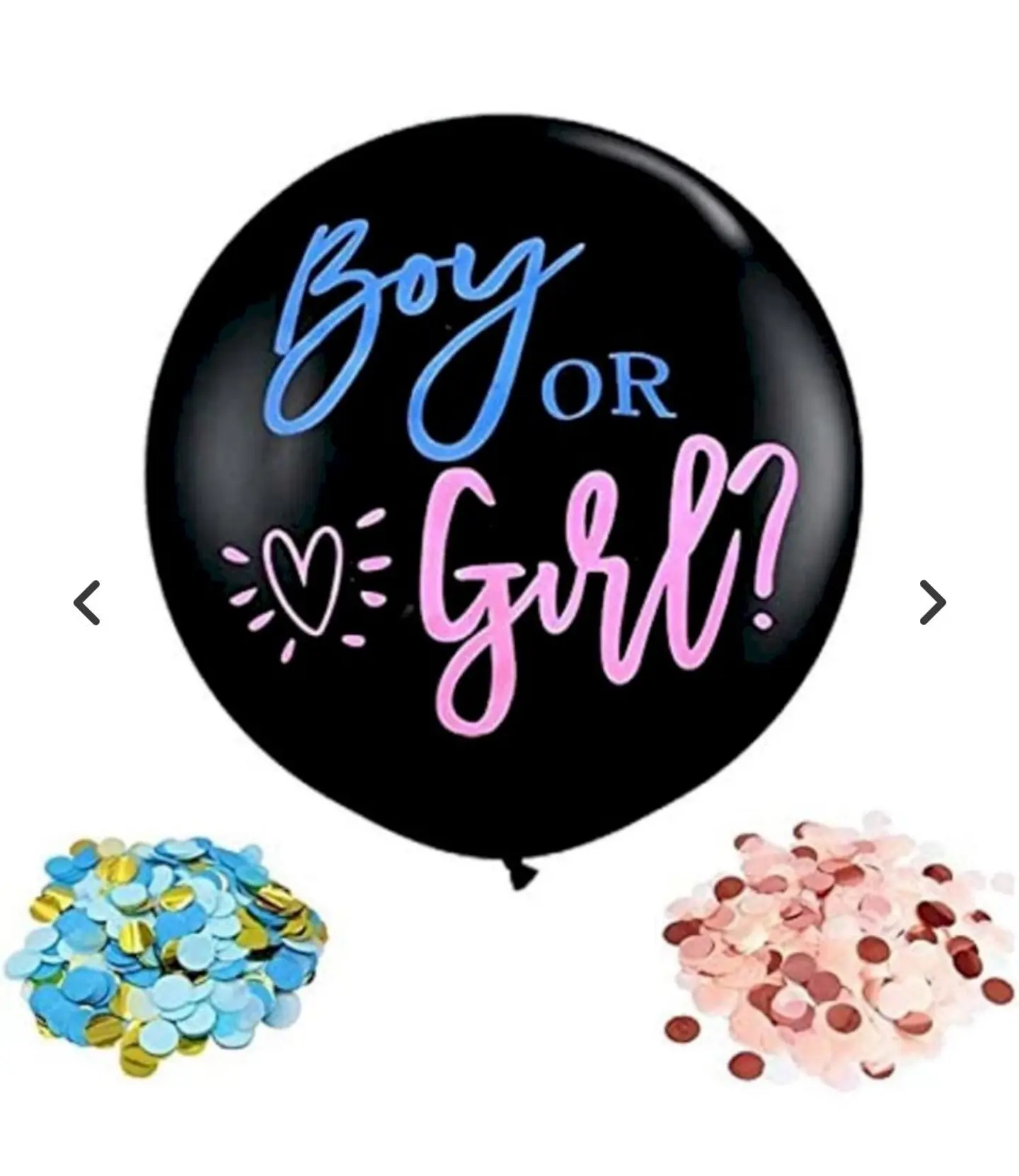 بالون كشف الجنين حجم كبير