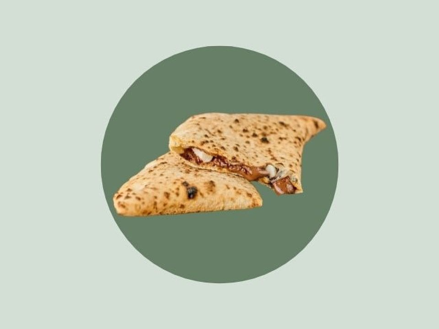 كالزون نوتيلا و مارشميلو