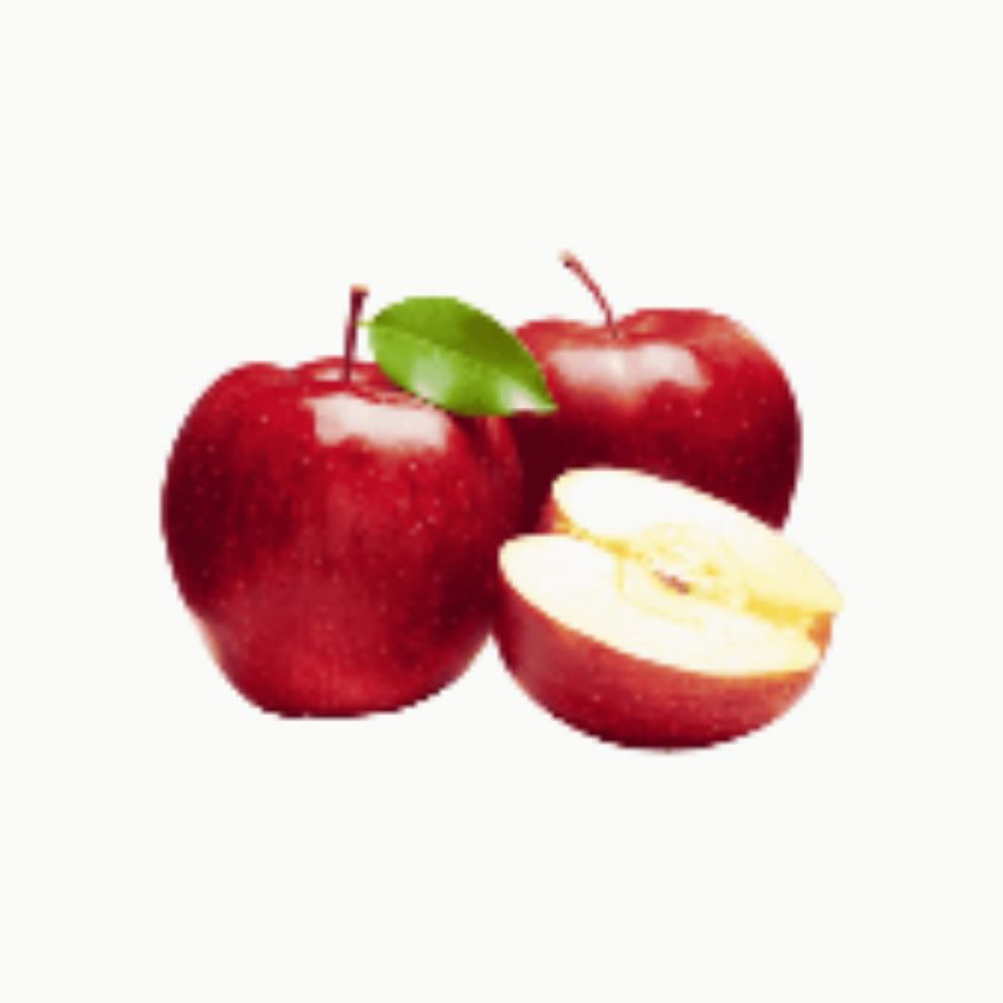 صحن تفاح احمر منتج نظيف