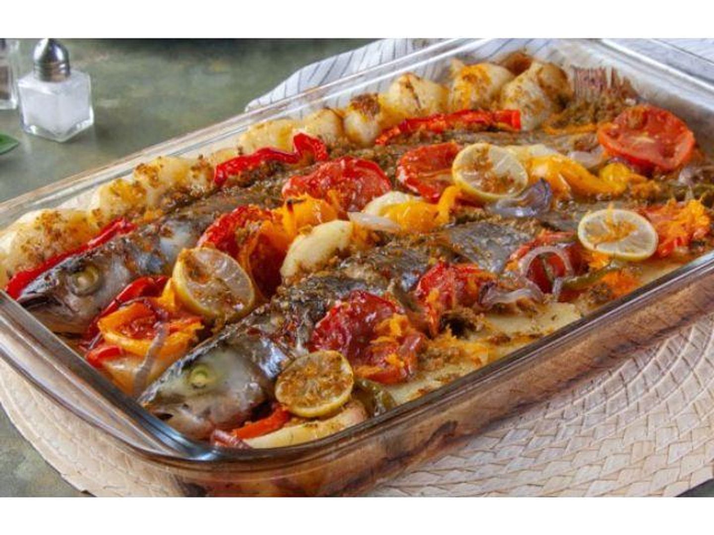 Casserole With / Sauce And Potatoes