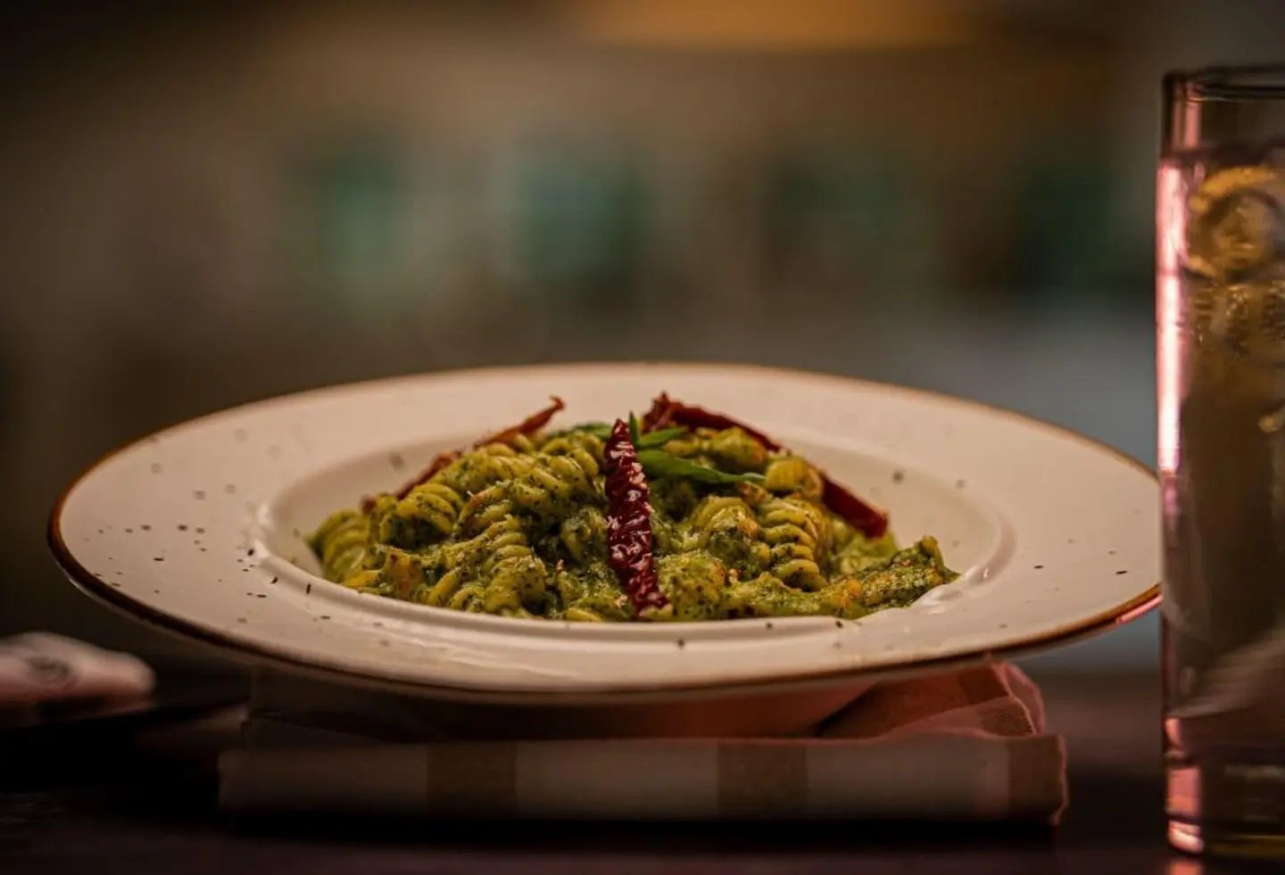 باستا بيستو الدجاج