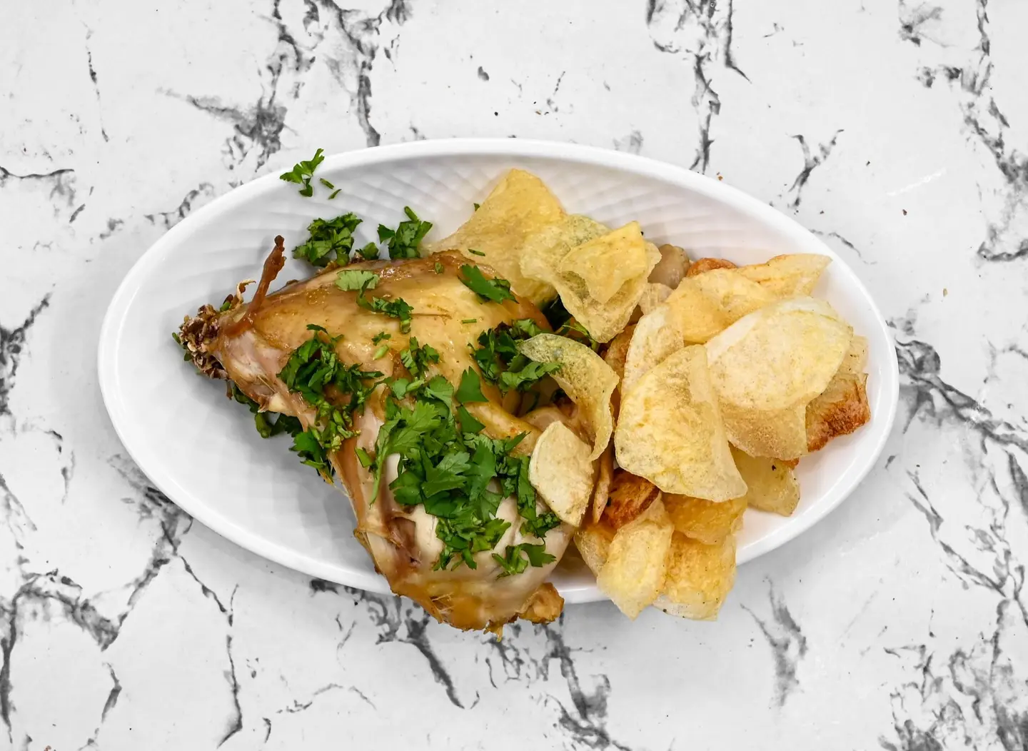 Lunch: Quarter Chicken With Rice