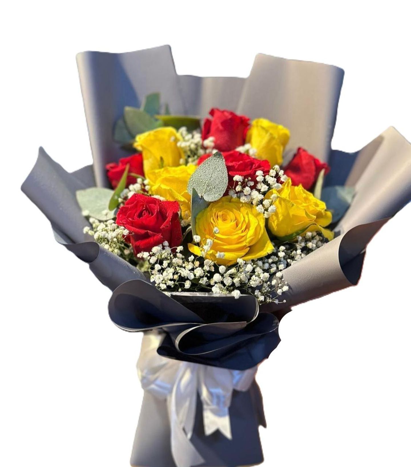 Mix Yello And Red Bouquet