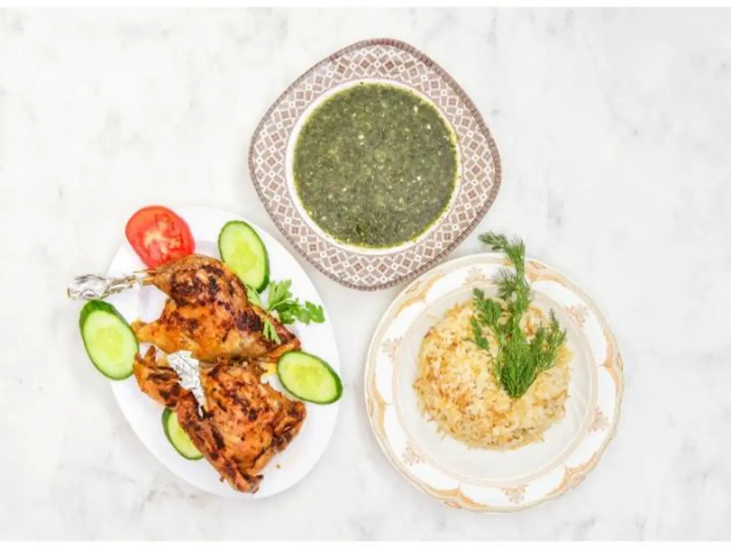 Vegetable Meal With Quarter Duck