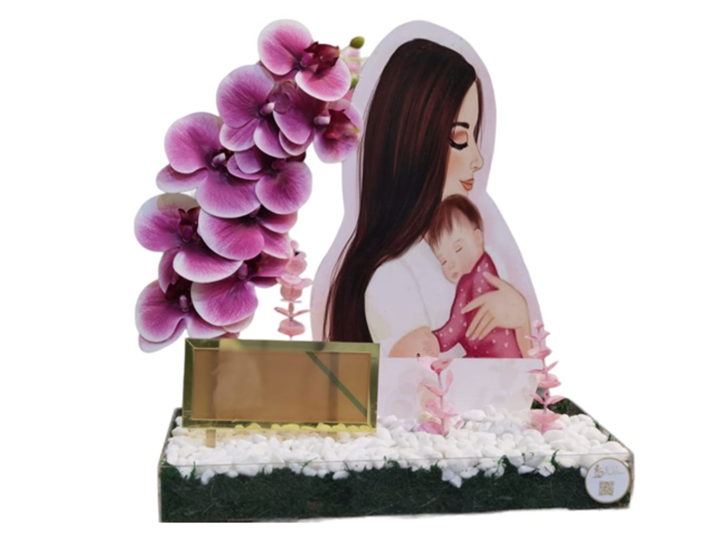 Elegant Baby Girl Arrangement With A9 Artificial Flowers