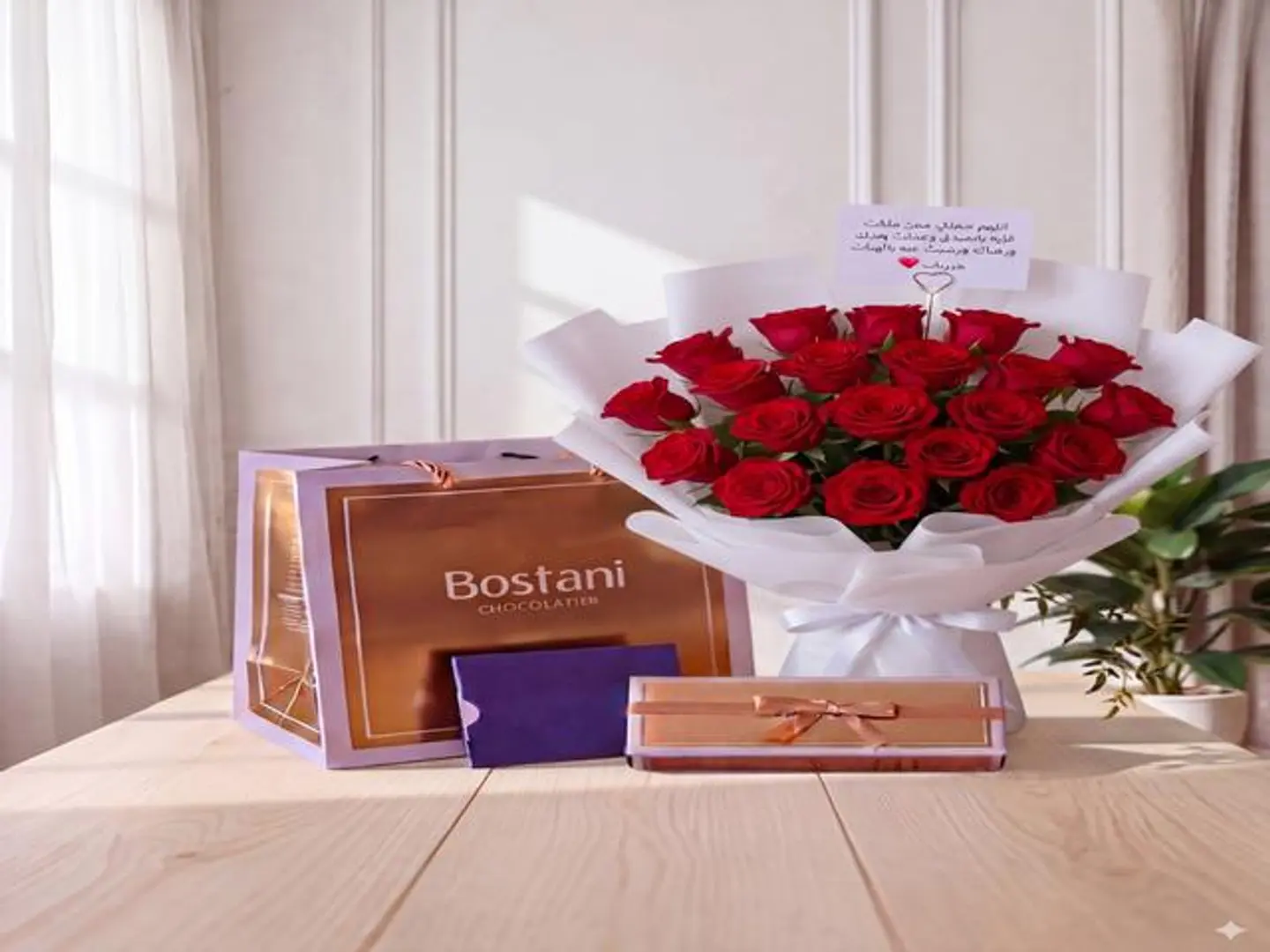 Rose With Bostani Chocolate 5