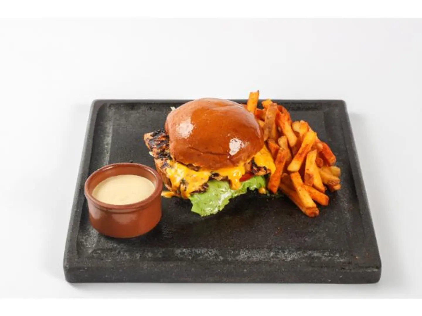 وجبة برغر لحم