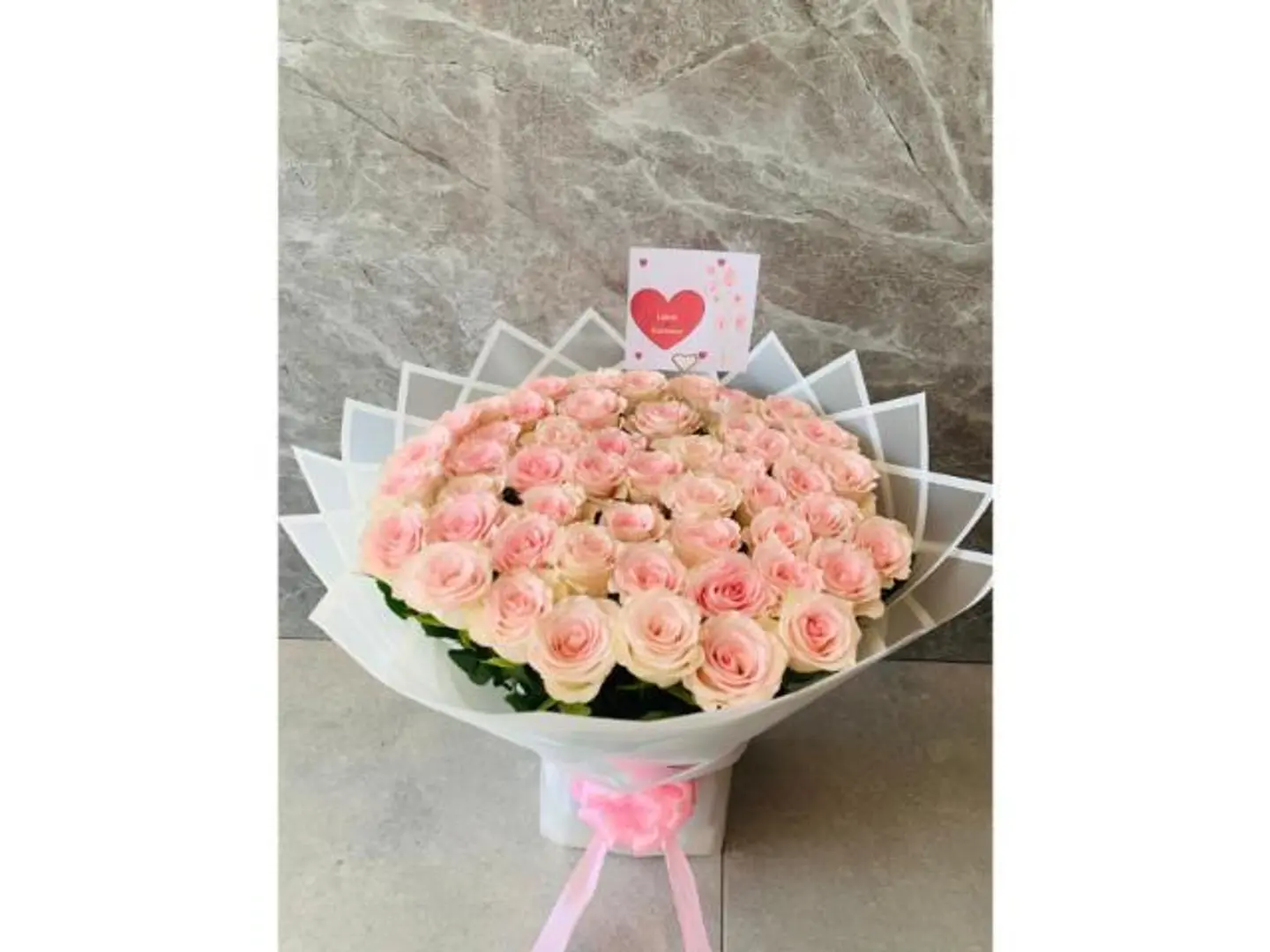 Pink Delight Standing Bouquet