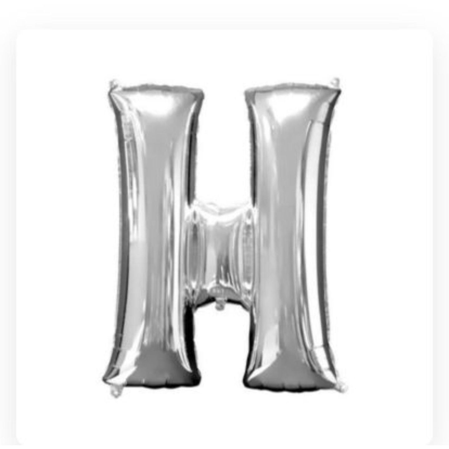 Letter H Silver