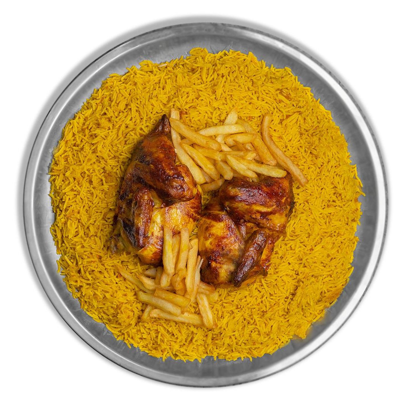 حبة شواية مع رز