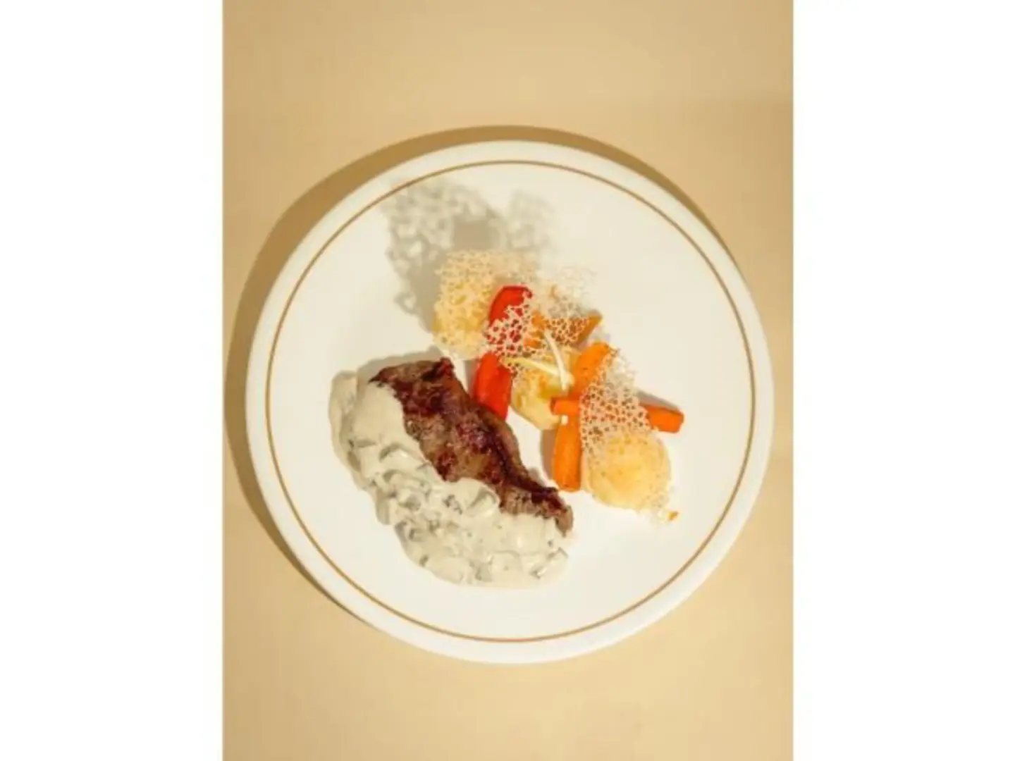 Beef Steak With Mushroom Sauce
