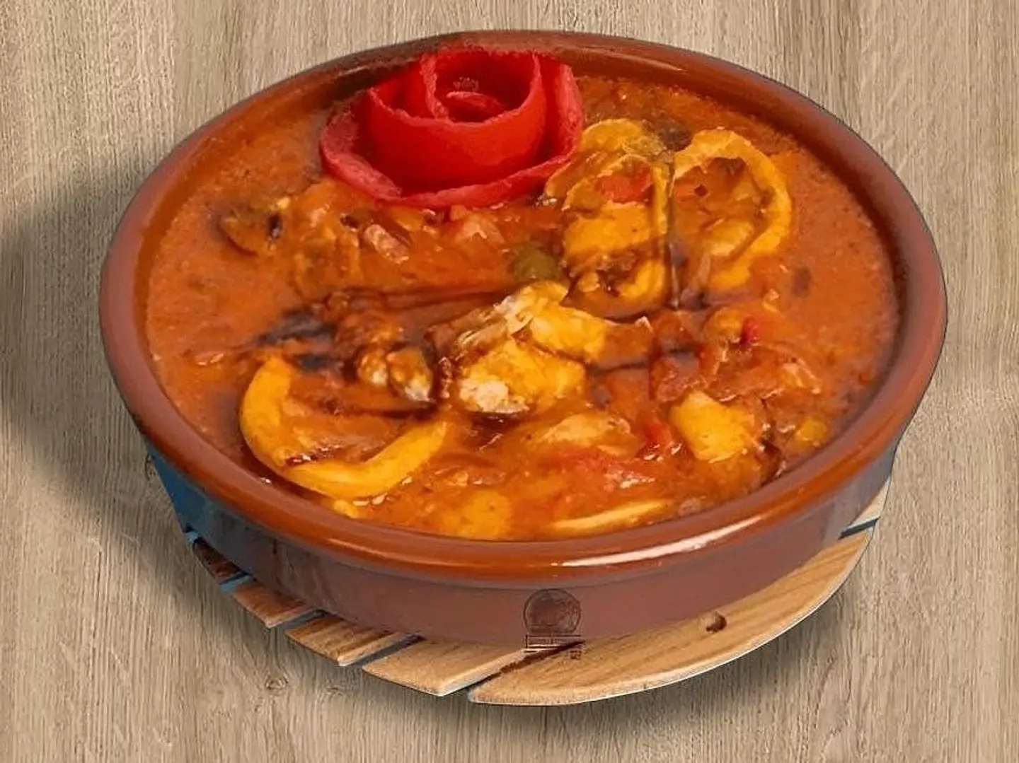 طاجن فيليه صوص احمر