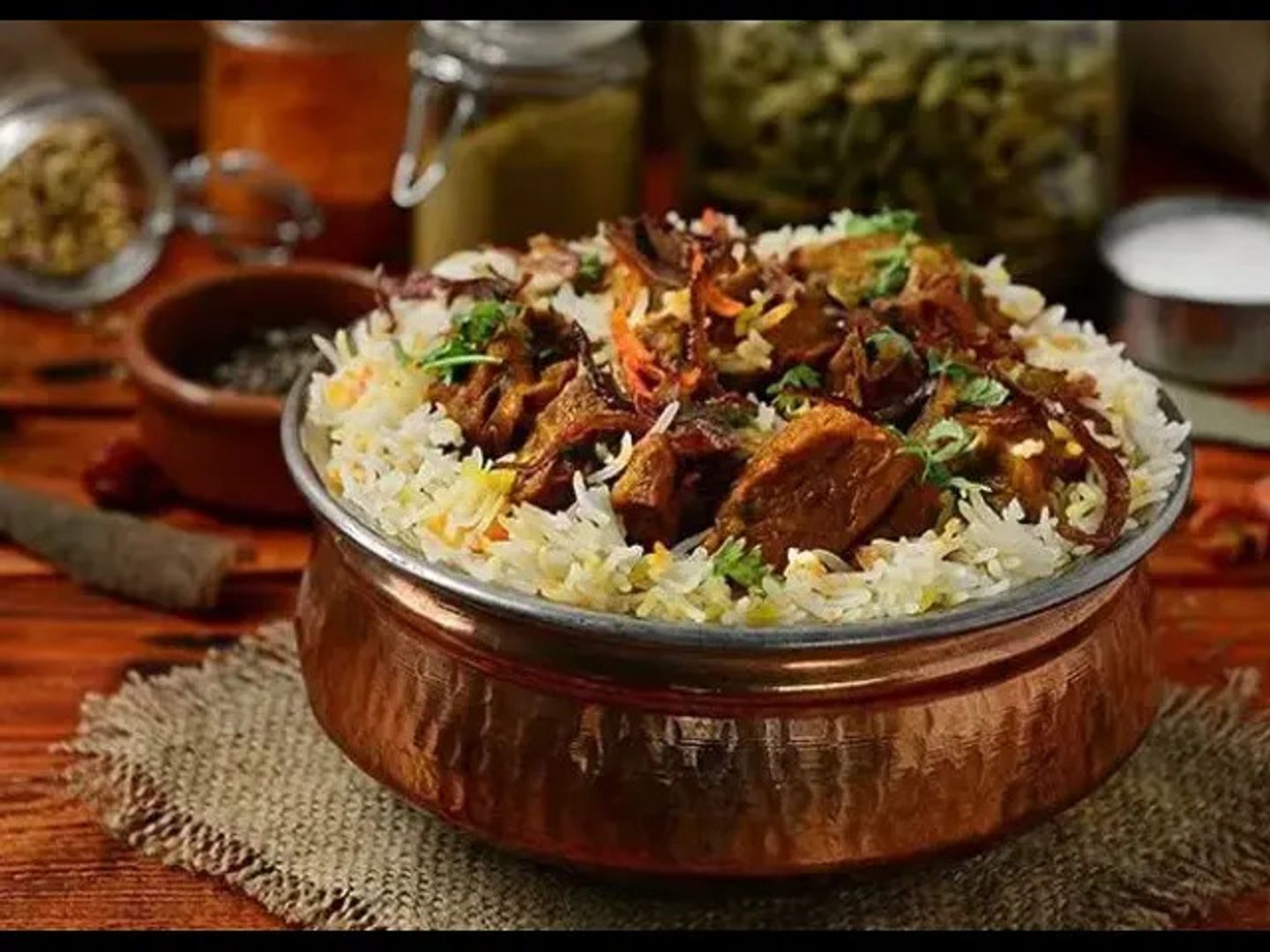 برياني لحم