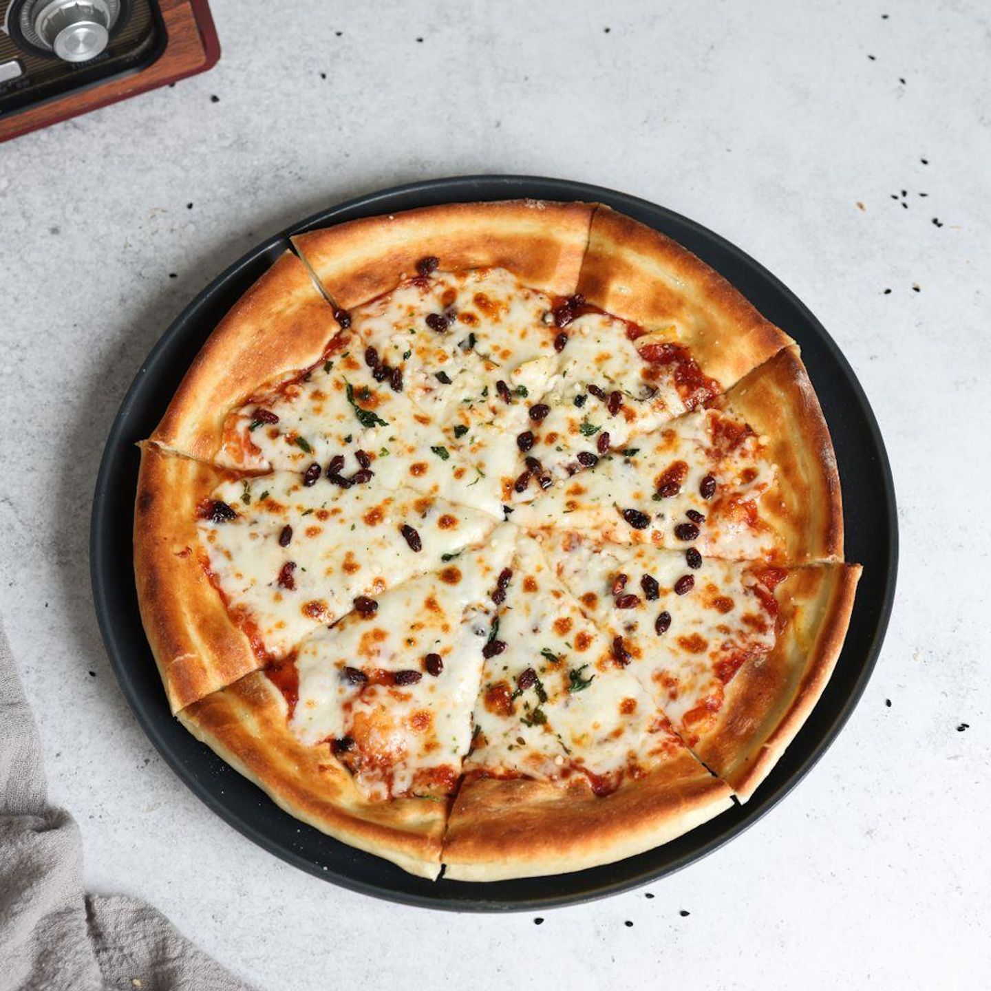 Pomegranate Halloumi Pizza