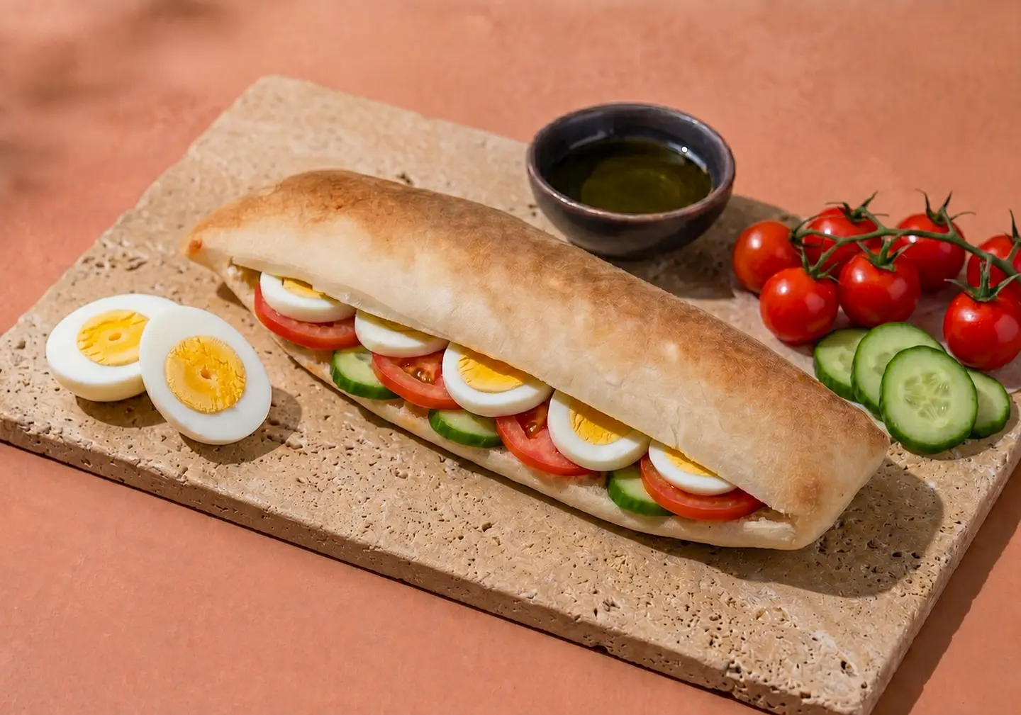 Boiled Egg Sandwich