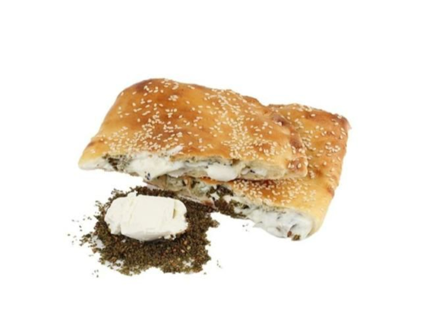 لبنة مع زعتر