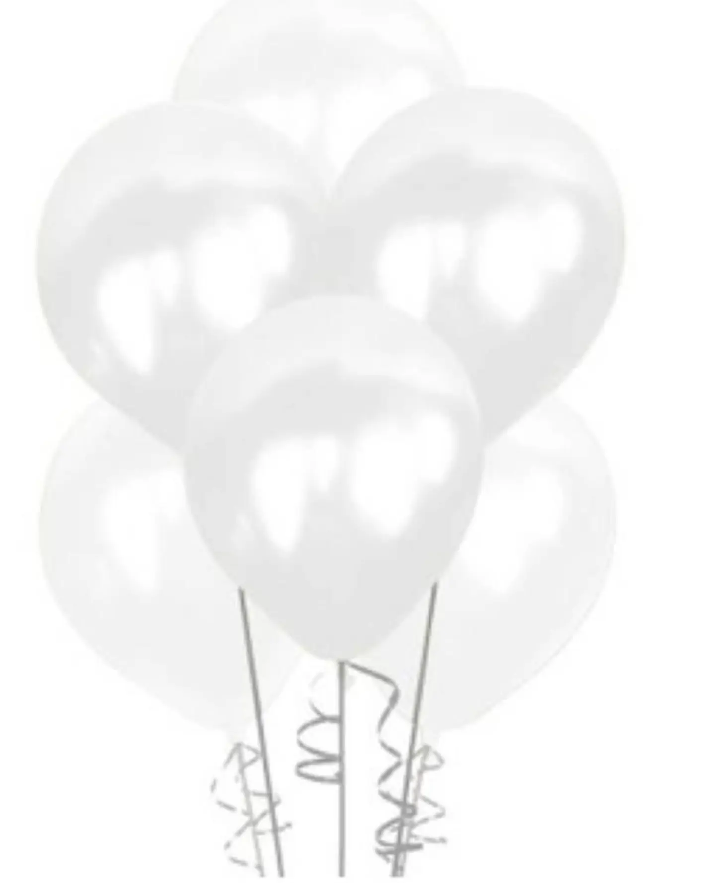 White Helium Balloon