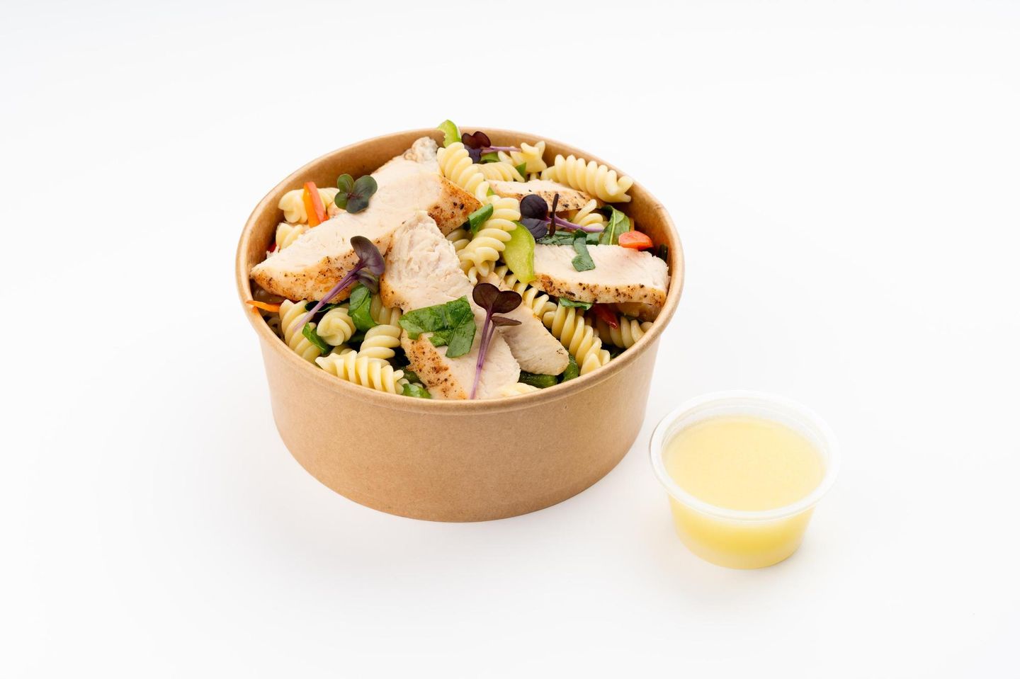 Pesto Fusilli Chicken Salad