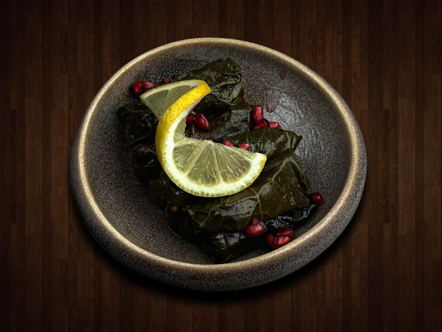 Stuffed Grape Leaves Fatteh