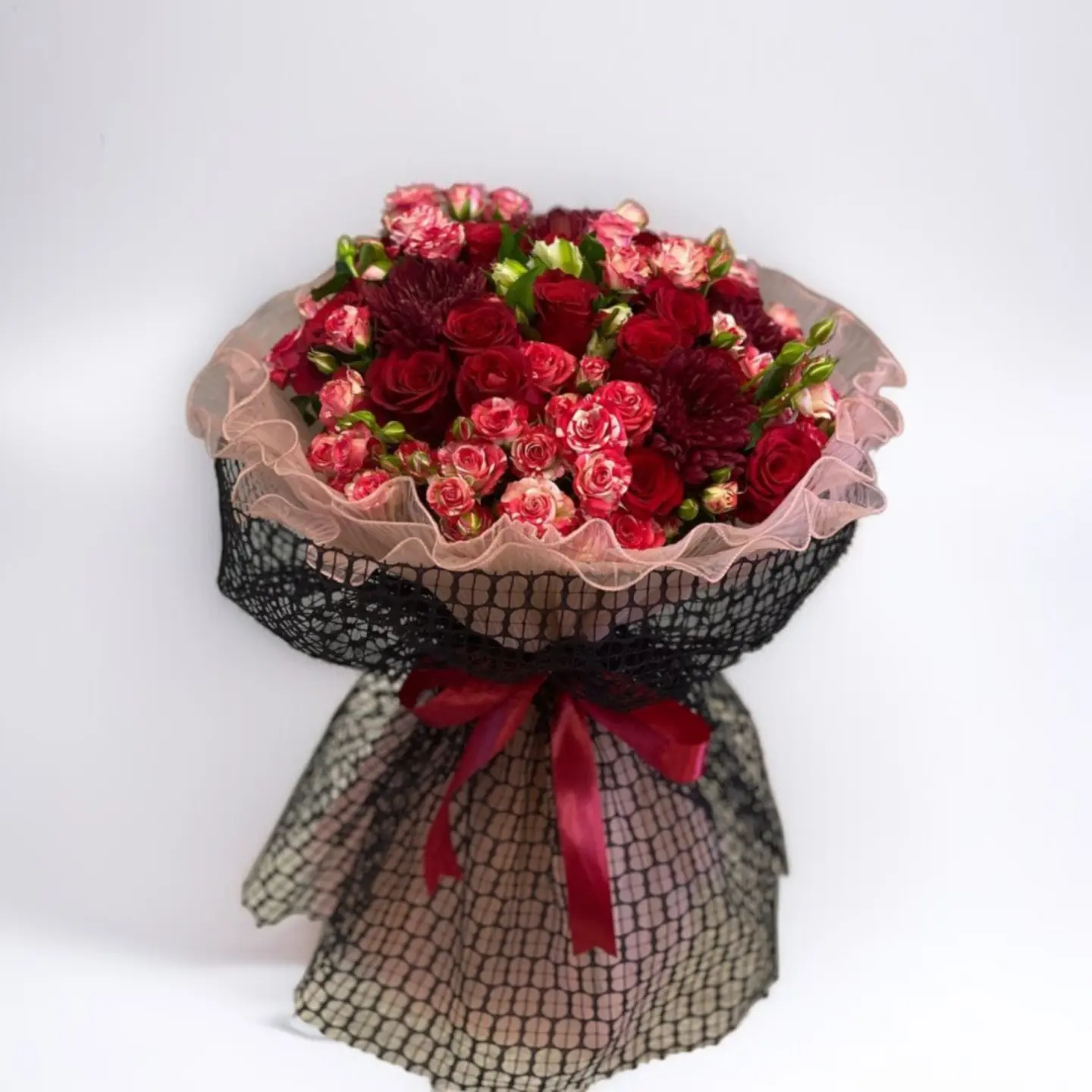 A Bouquet Of Love With Elegant Packaging