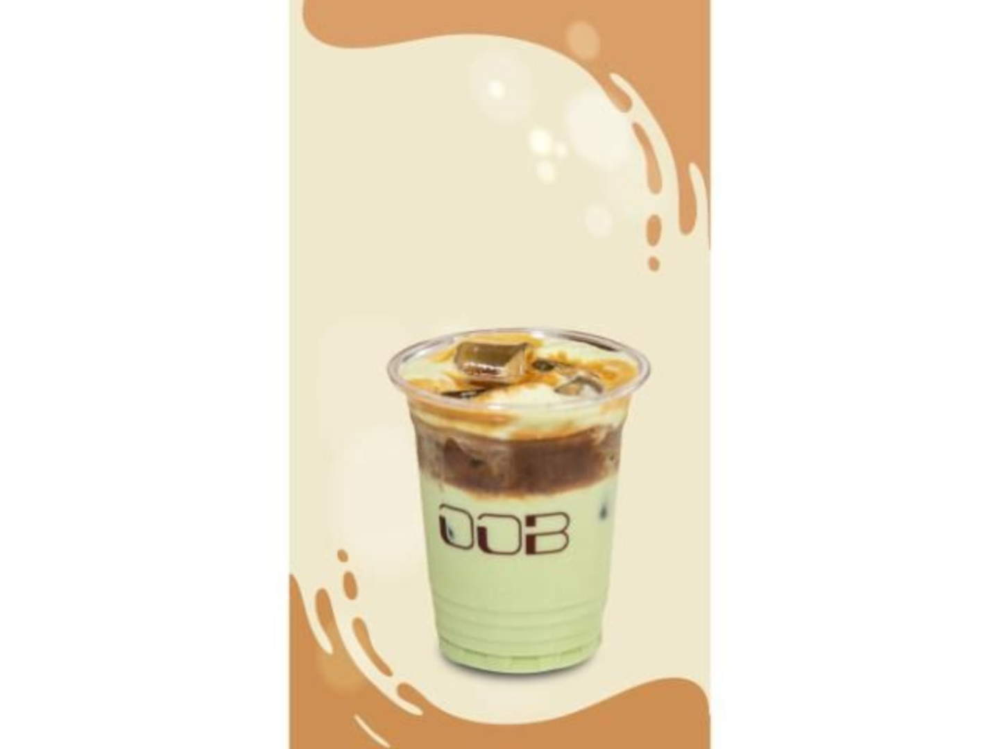 بستاشيو لاتية مثلجة