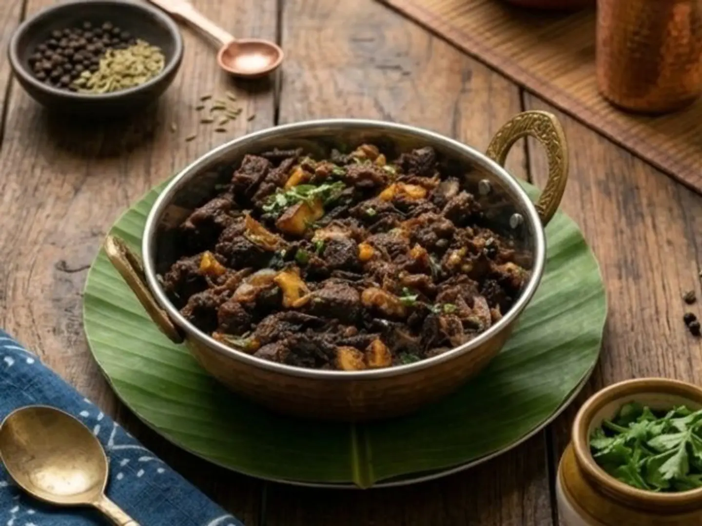 Beef Thenga Fry (250ml) Small Cup Without Bread