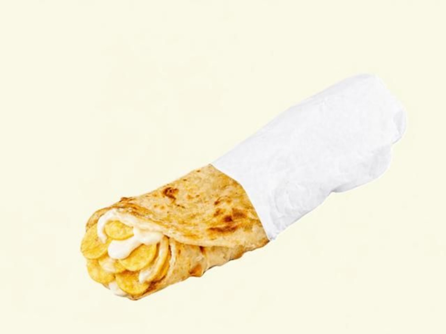 Chapati Liquid Cheese With Chips