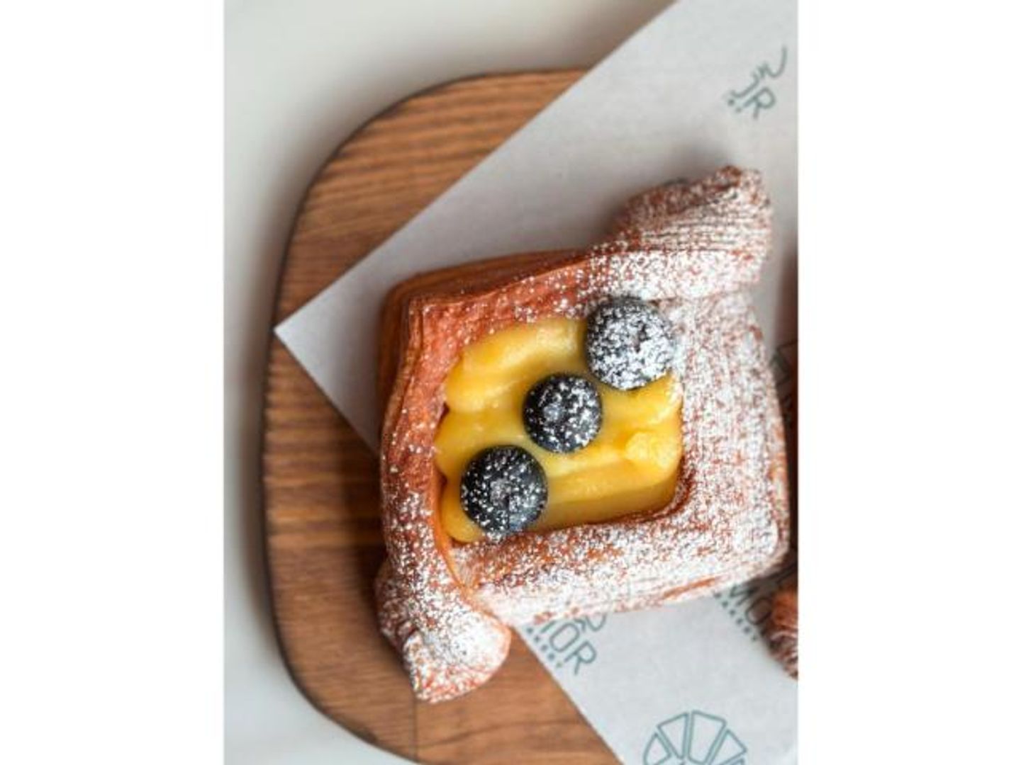 Custard Danish With Blueberry