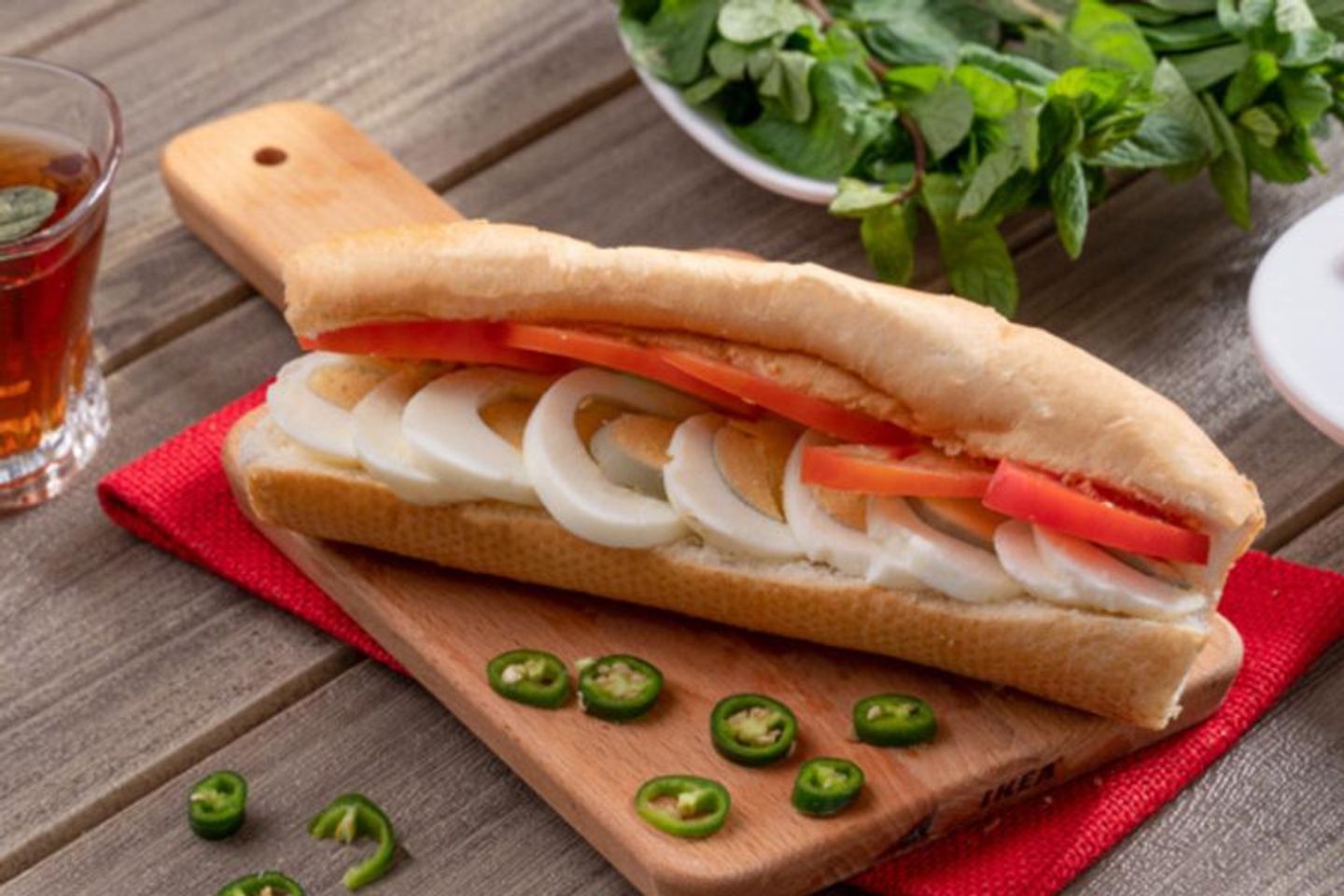 Boiled Egg Sandwich