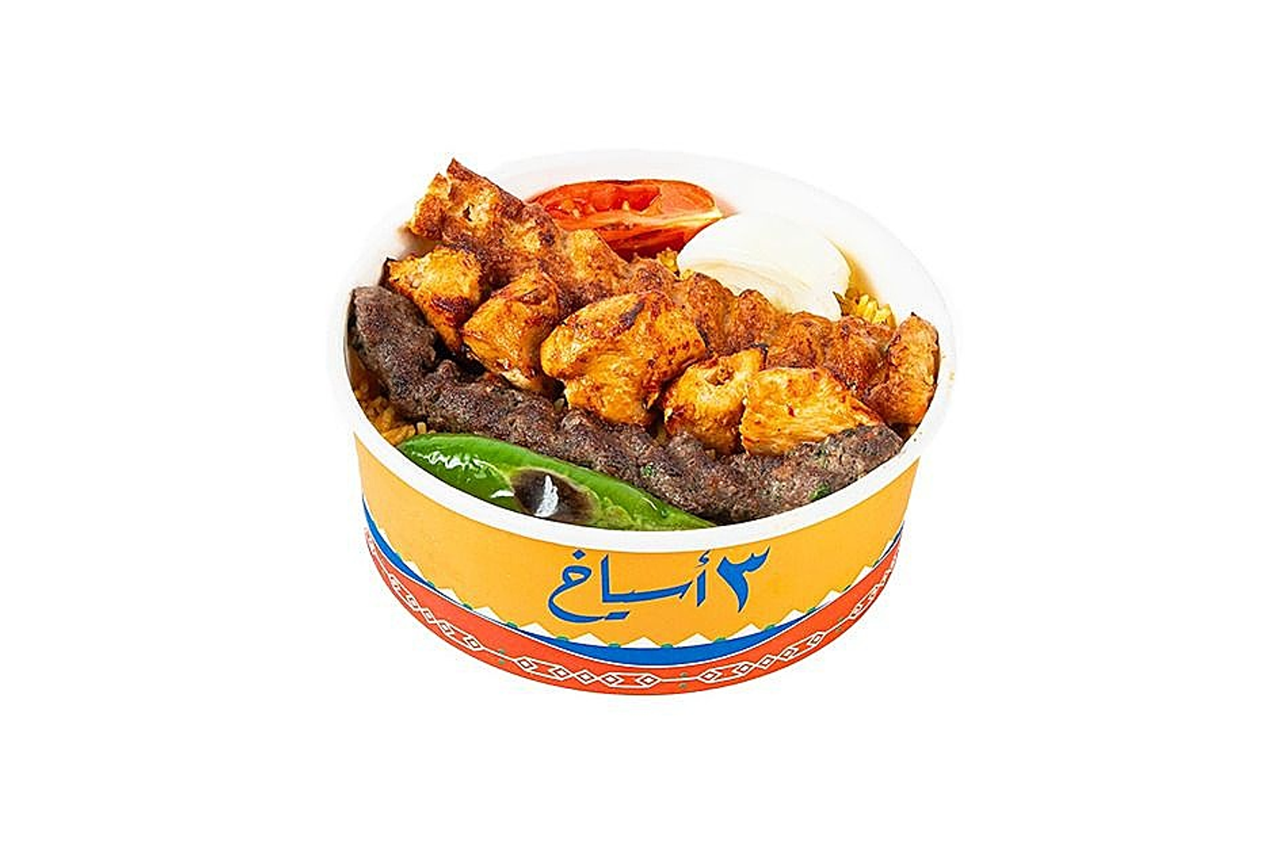 ارز مع مشويات