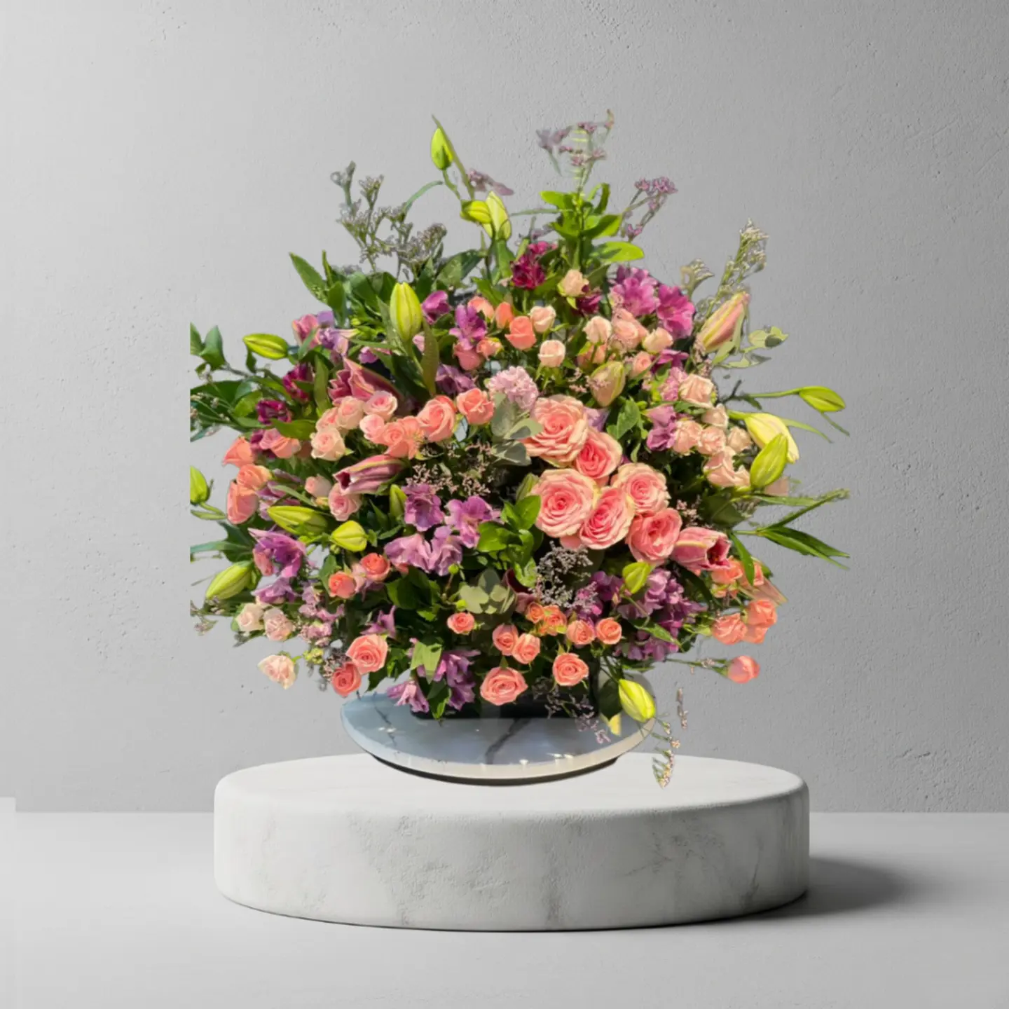 فازا مدوره من جميع الجهات