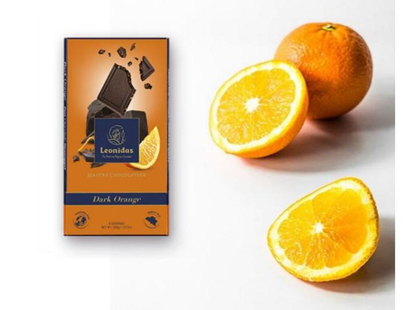 Dark Chocolate Bar With Orange
