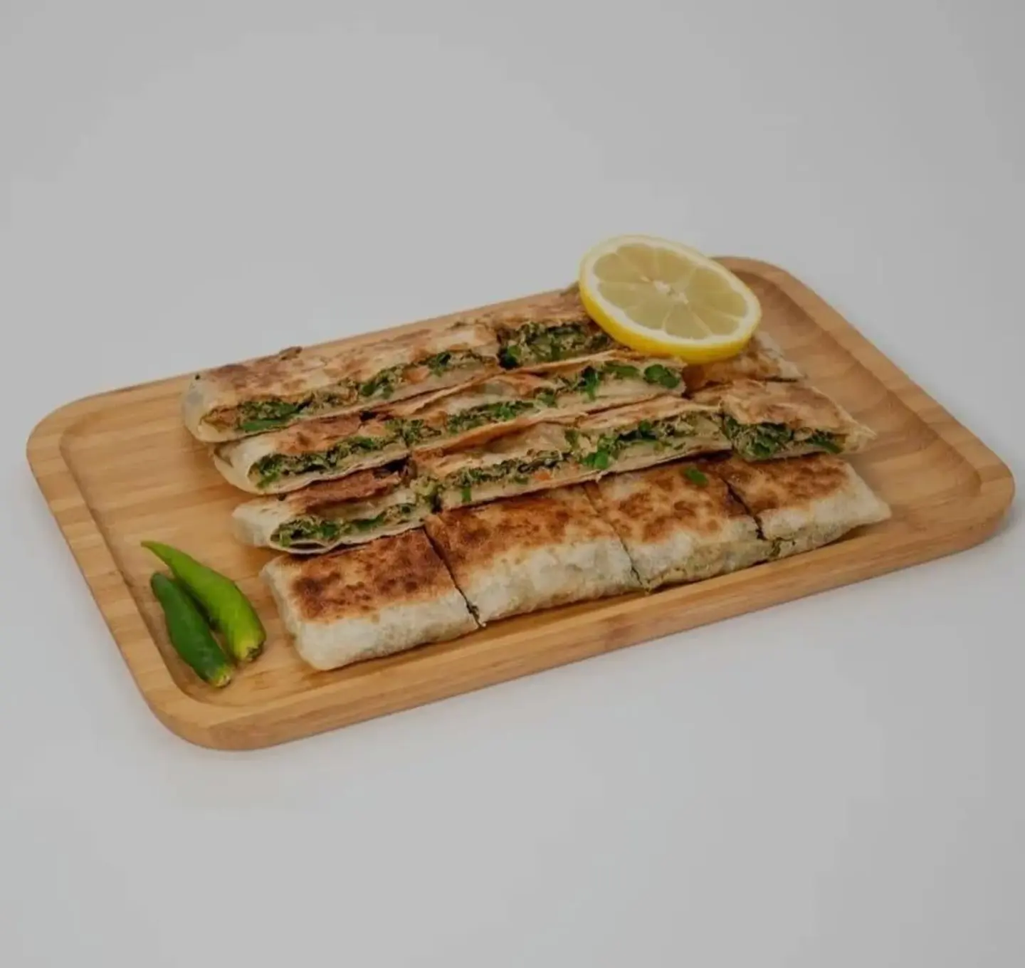 Vegetable Mutabbak With Cream Cheese