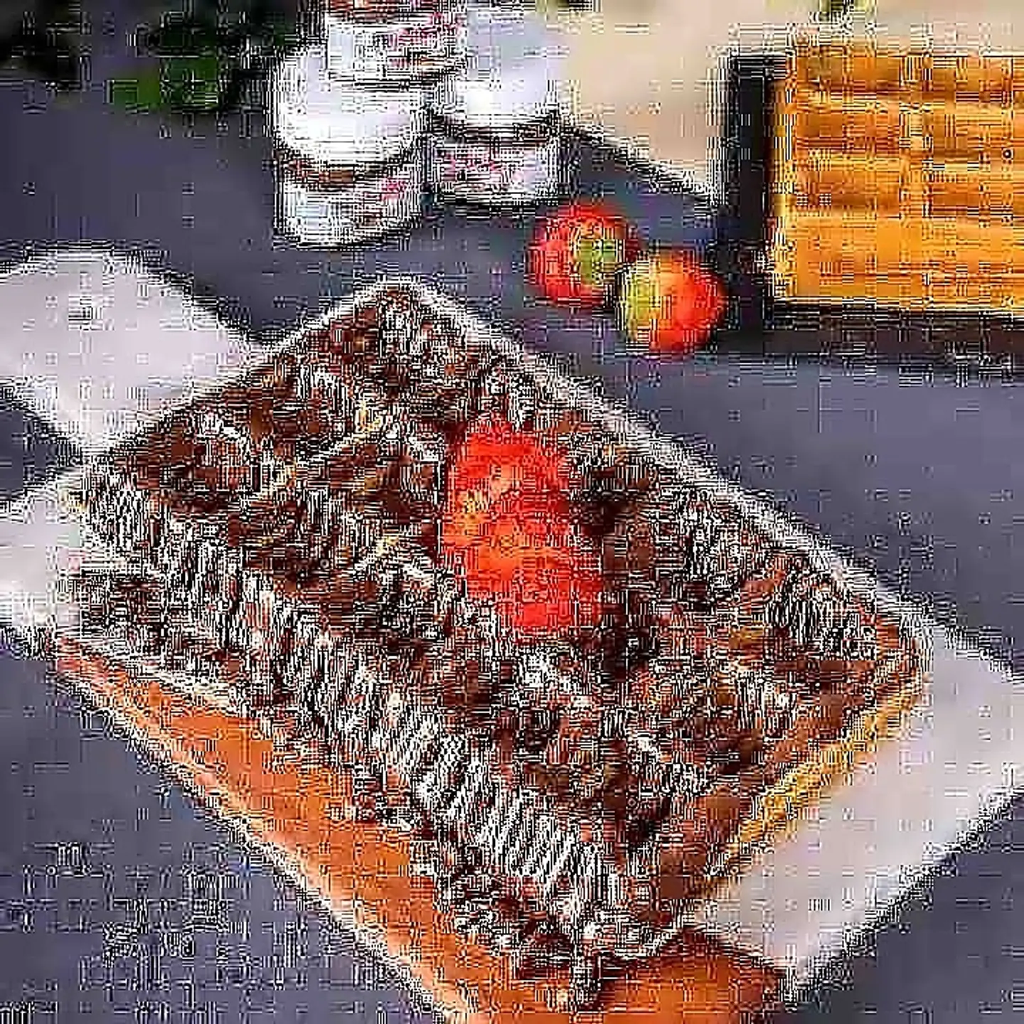 وافل مربع نوتيلا