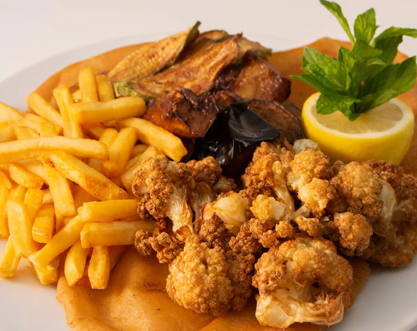 Fried Vegetables Sandwich